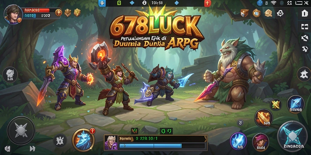 Gameplay seru di dunia fantasi ARPG 678LUCK.