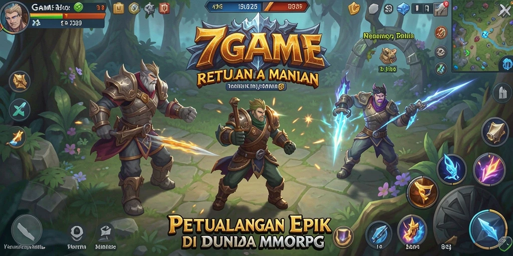 Gameplay 7GAME, aksi seru dalam dunia MMORPG.