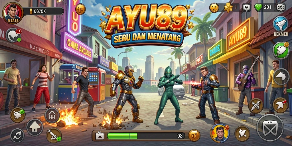 Tampilan gameplay AYU89 yang seru dan penuh tantangan.