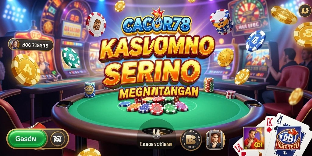Tampilan gameplay seru di CACOR78 saat bermain kasino.