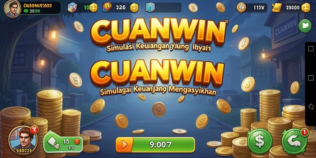 Tampilan gameplay CUANWIN yang menarik dan edukatif.