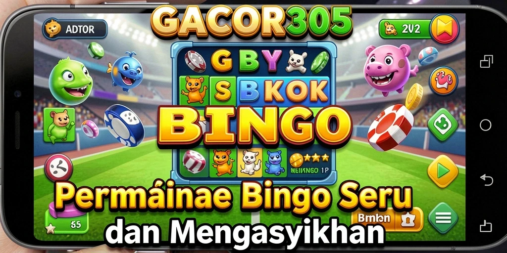 Tampilan menarik dari game Bingo GACOR305 dengan suasana seru.