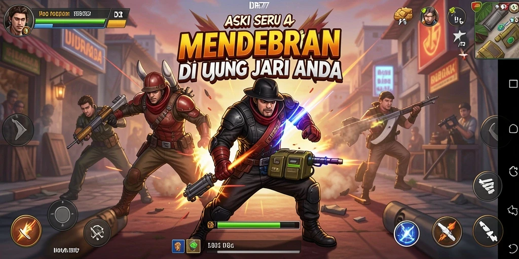 Tangkapan layar IDR77 menunjukkan aksi pertarungan yang mendebarkan dan grafis yang menonjol.
