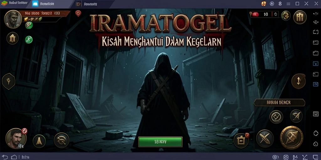 Tangkapan layar menyeramkan dari gameplay IRAMATOGEL.
