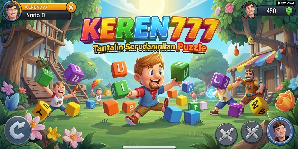 Tampilan gameplay menarik dari KEREN777 yang menantang.