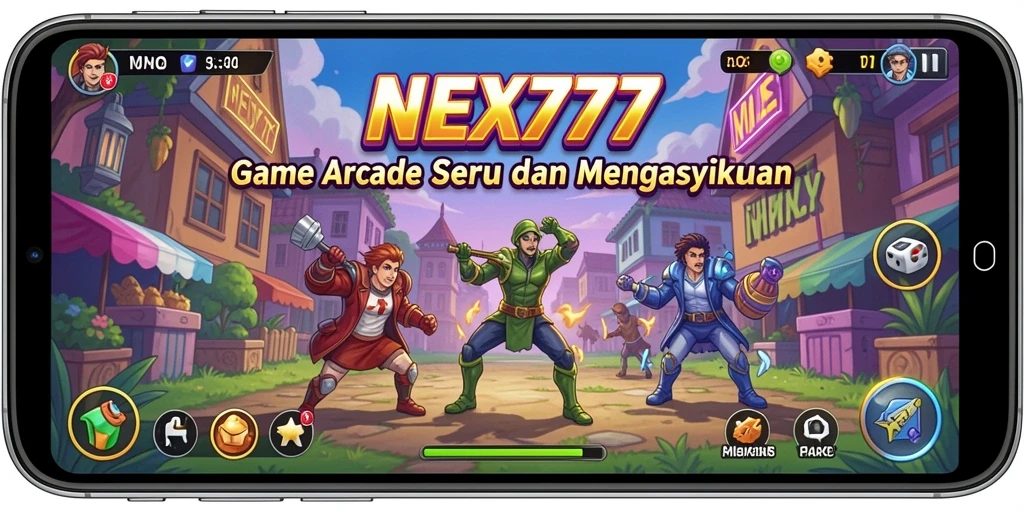 Screenshot gameplay NEX777 yang menampilkan aksi seru dalam permainan Arcade.
