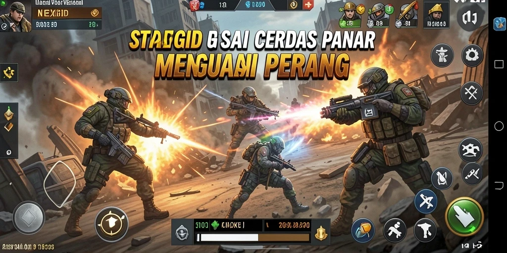 Gameplay menegangkan NEXGID dengan taktik strategi yang mendalam.