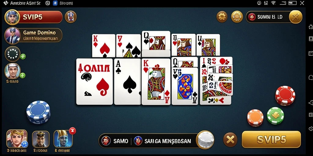 Tampilan gameplay seru dalam SVIP5 yang menampilkan strateginya.