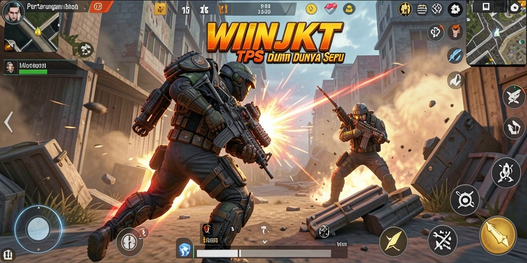 Gameplay seru dan intens di WINJKT dengan visual yang memukau.