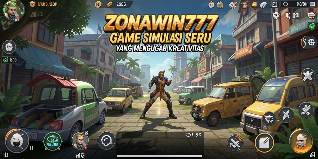 Tangkapan layar ZONAWIN777 menampilkan gameplay simulasi yang menarik.